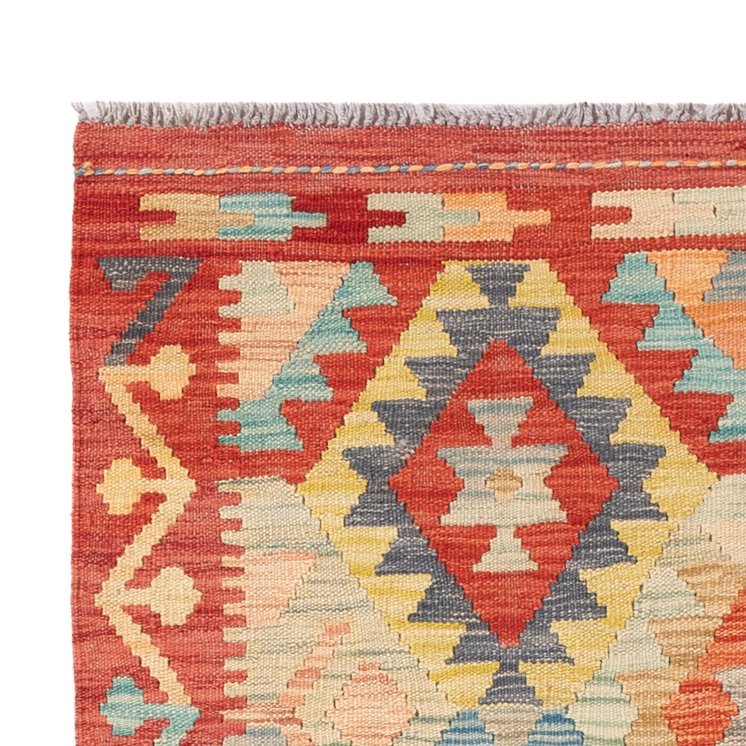 Kelim Rug - Splash - 150 x 98 cm - colorful