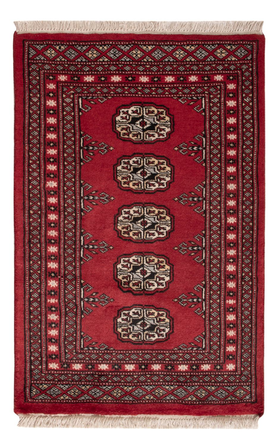 Pakistani Rug - 95 x 61 cm - red