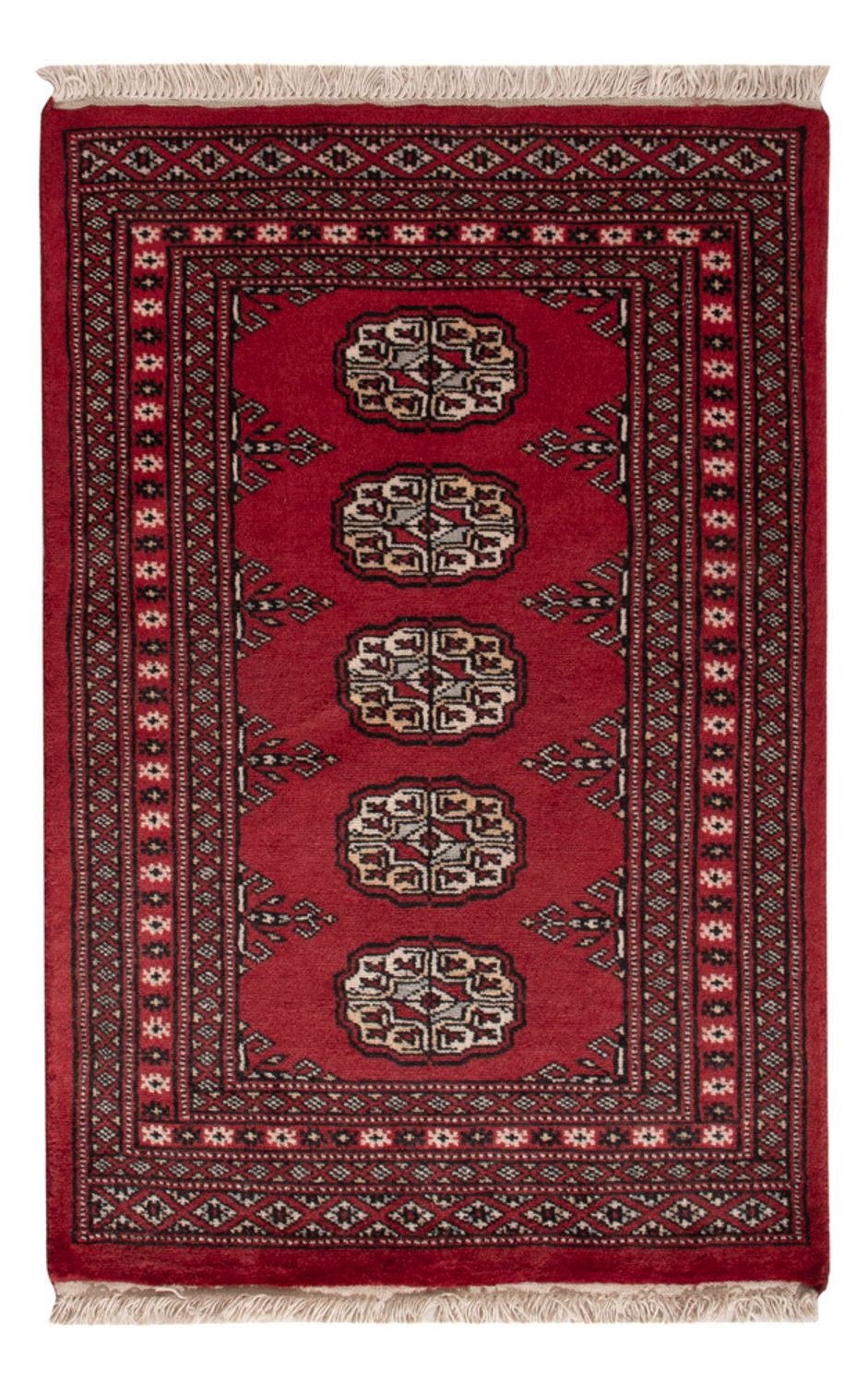 Pakistani Rug - 95 x 63 cm - red