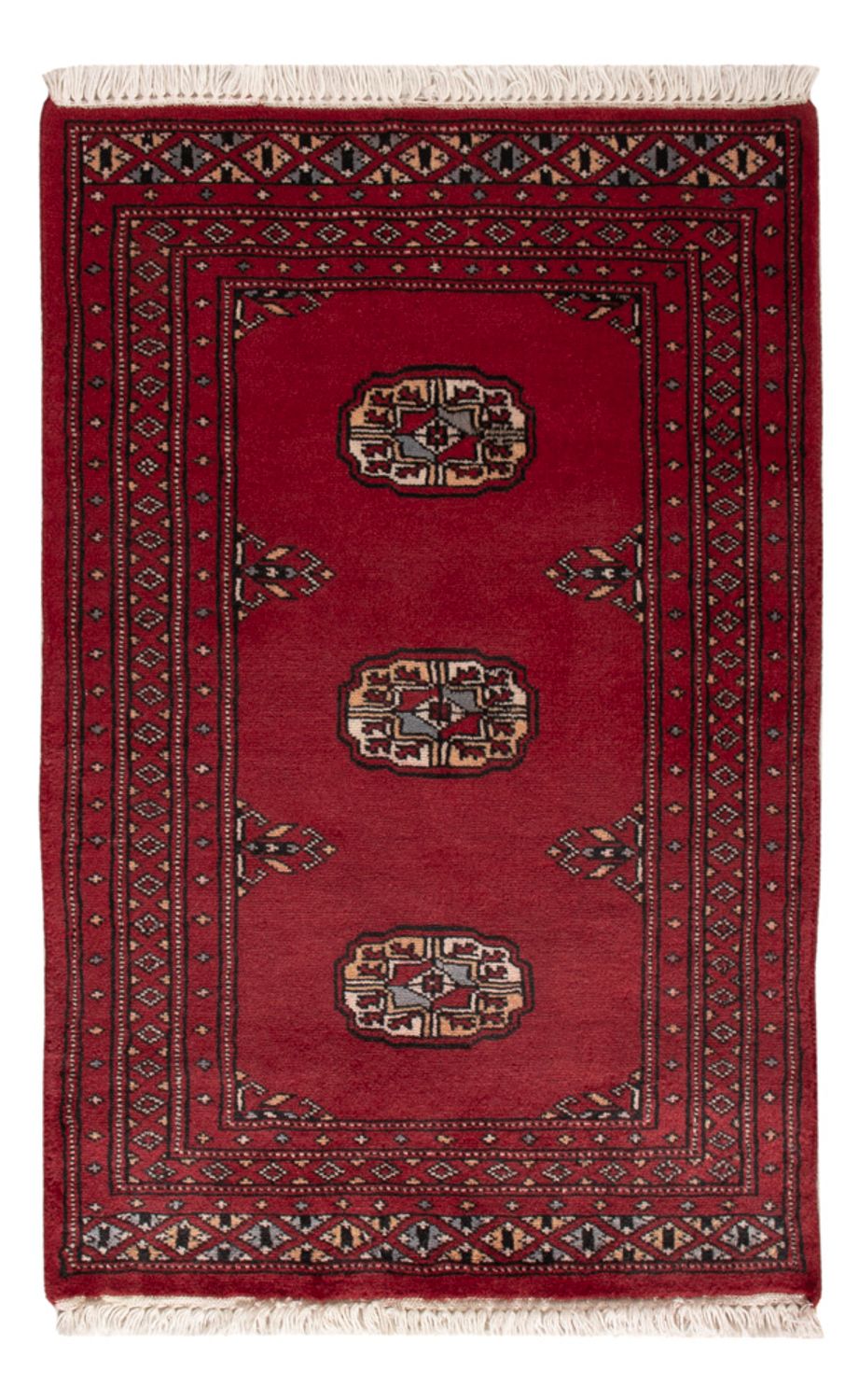 Pakistani Rug - 96 x 62 cm - red