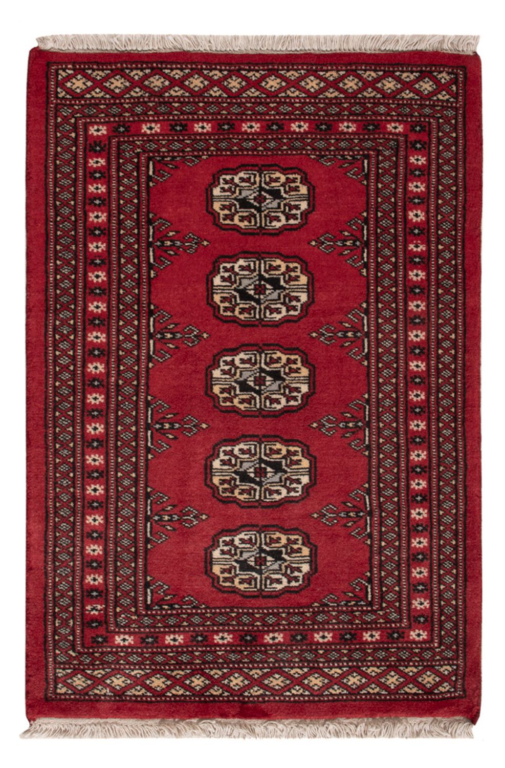 Pakistani Rug - 92 x 62 cm - red