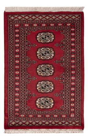 Pakistani Rug - 92 x 62 cm - red
