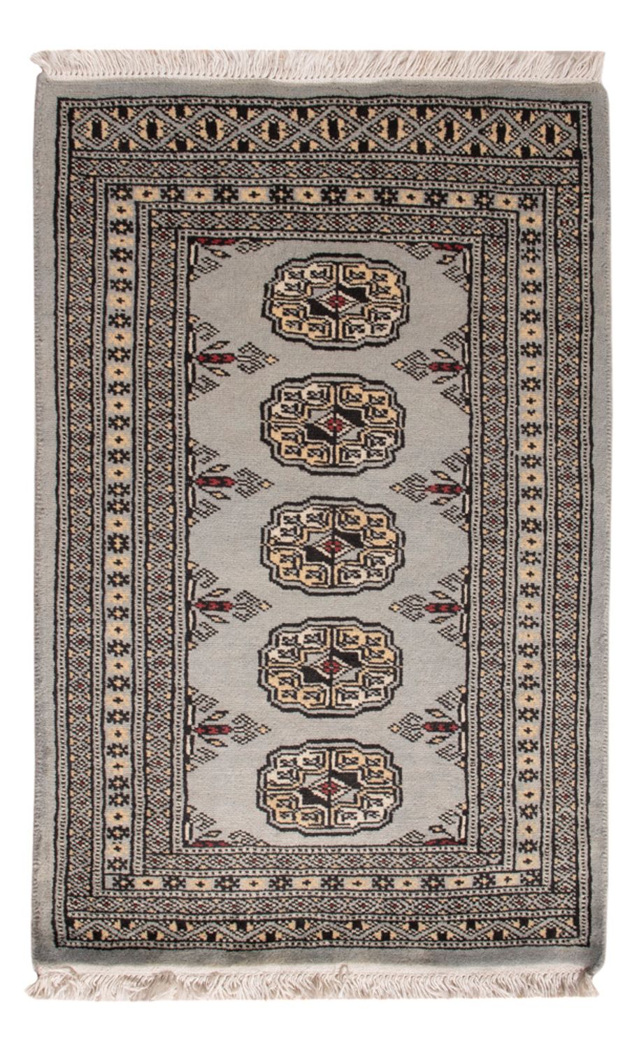 Pakistani Rug - 92 x 61 cm - grey