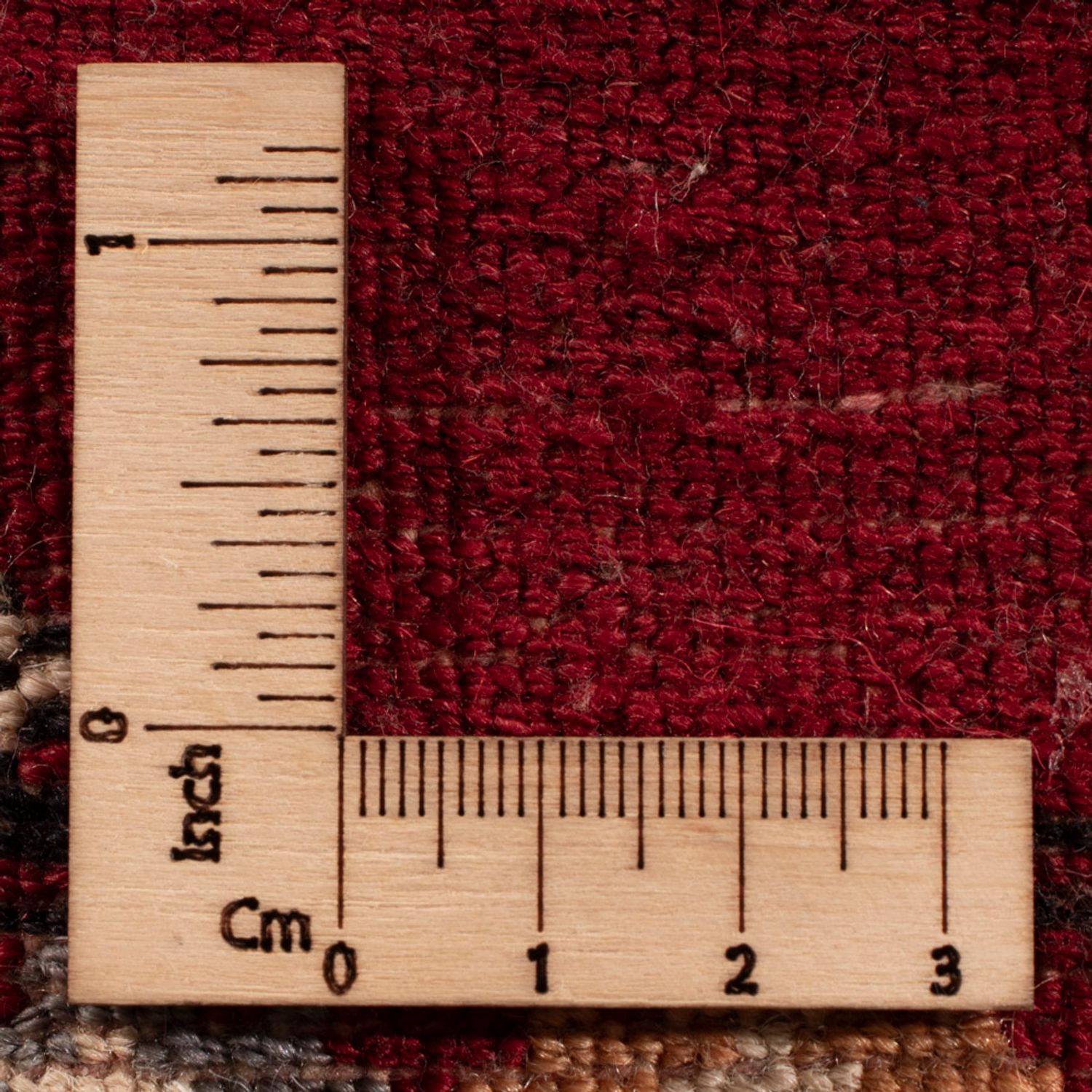 Pakistani Rug - 91 x 62 cm - red