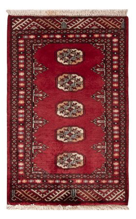 Pakistani Rug - 90 x 60 cm - red