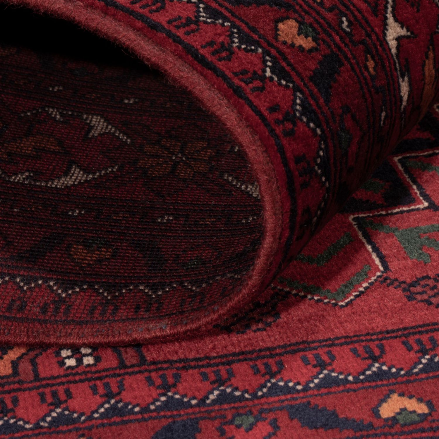 Afghan Rug - Royal - 149 x 99 cm - red