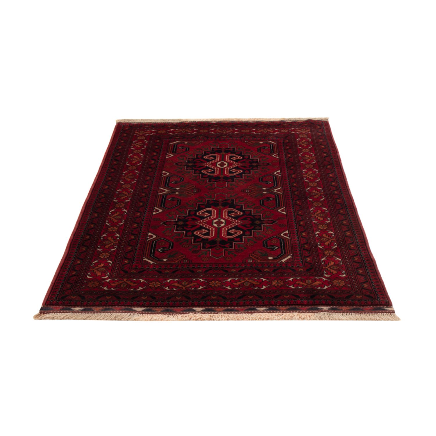 Afghan Rug - Royal - 149 x 99 cm - red