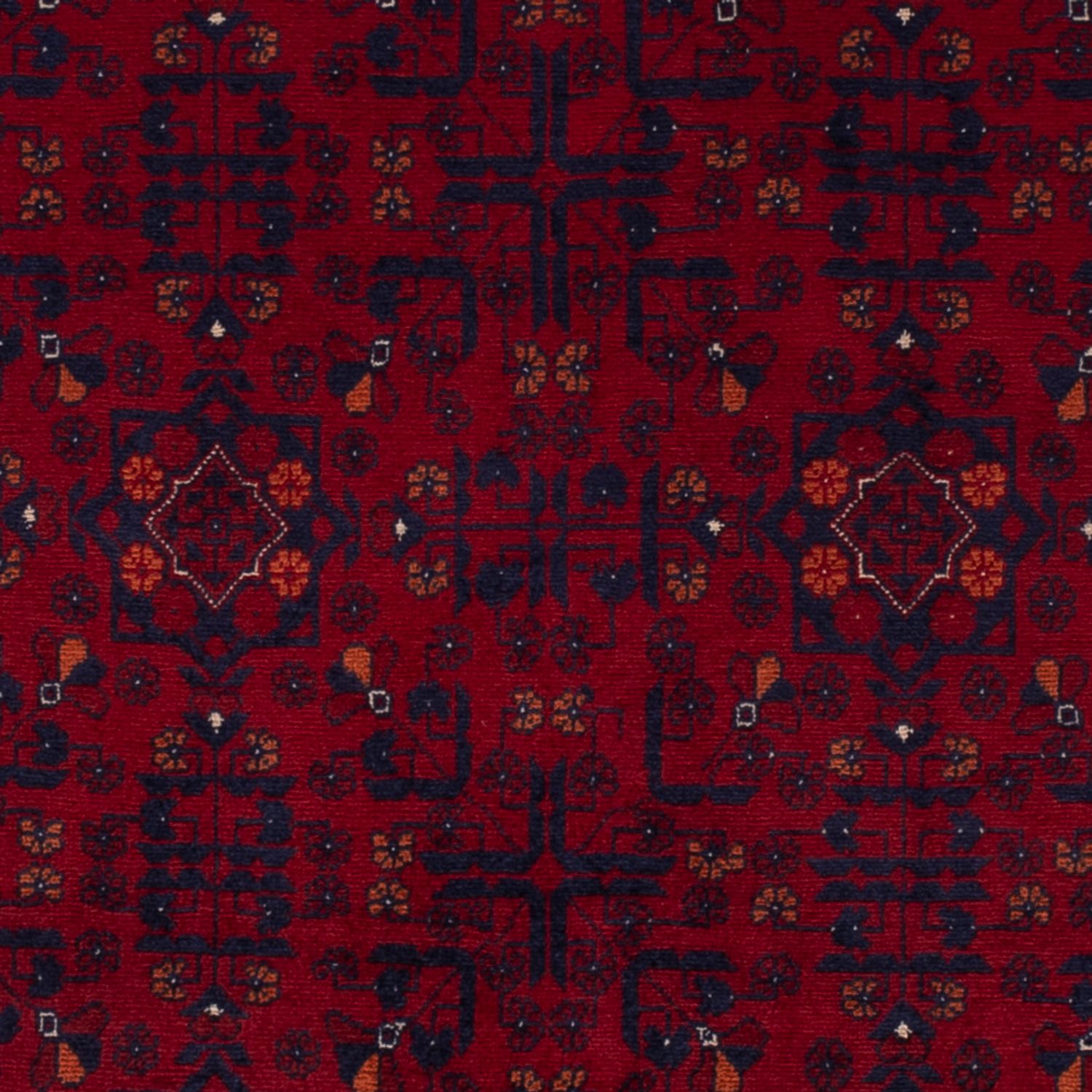 Afghan Rug - Royal - 146 x 103 cm - red