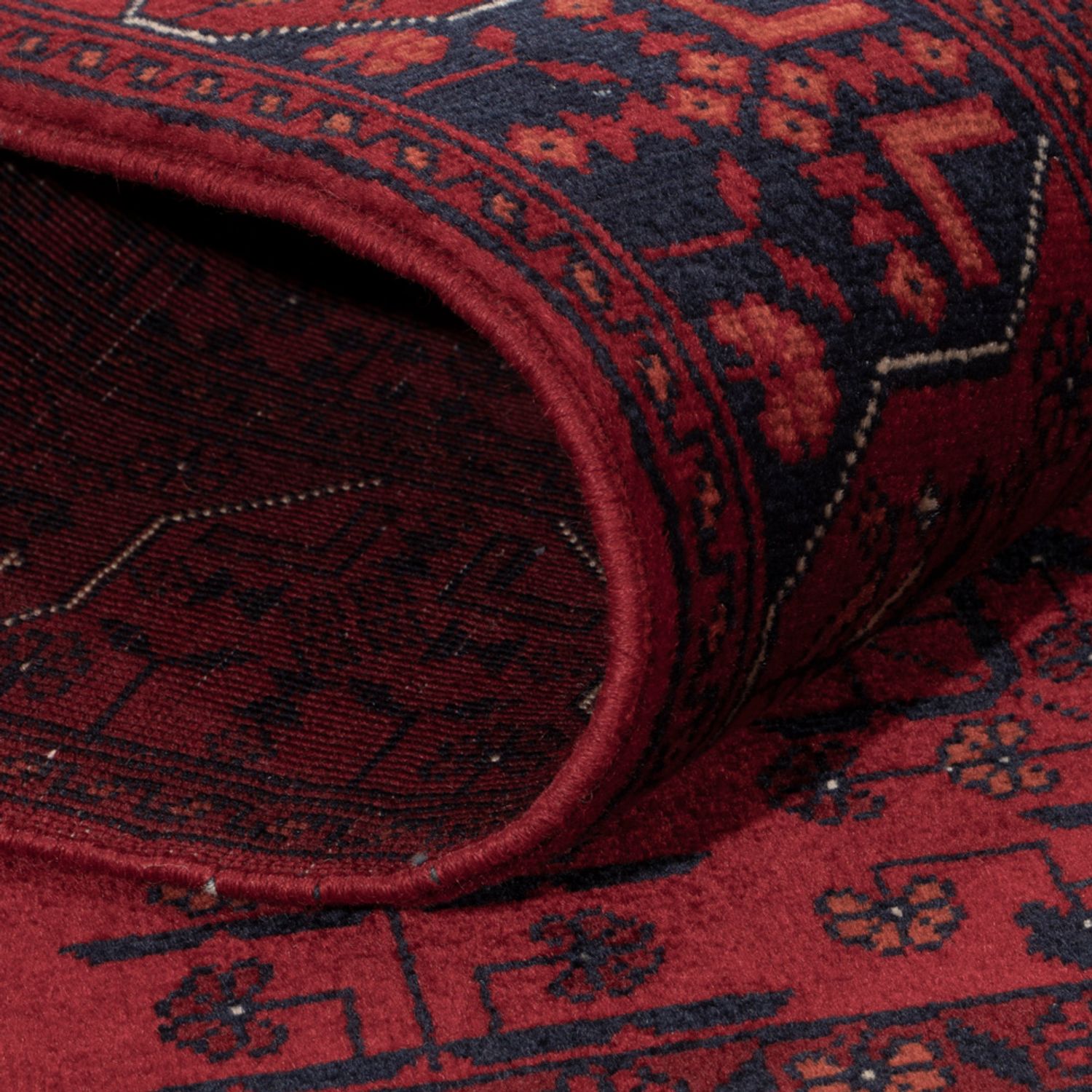 Afghan Rug - Royal - 151 x 103 cm - red