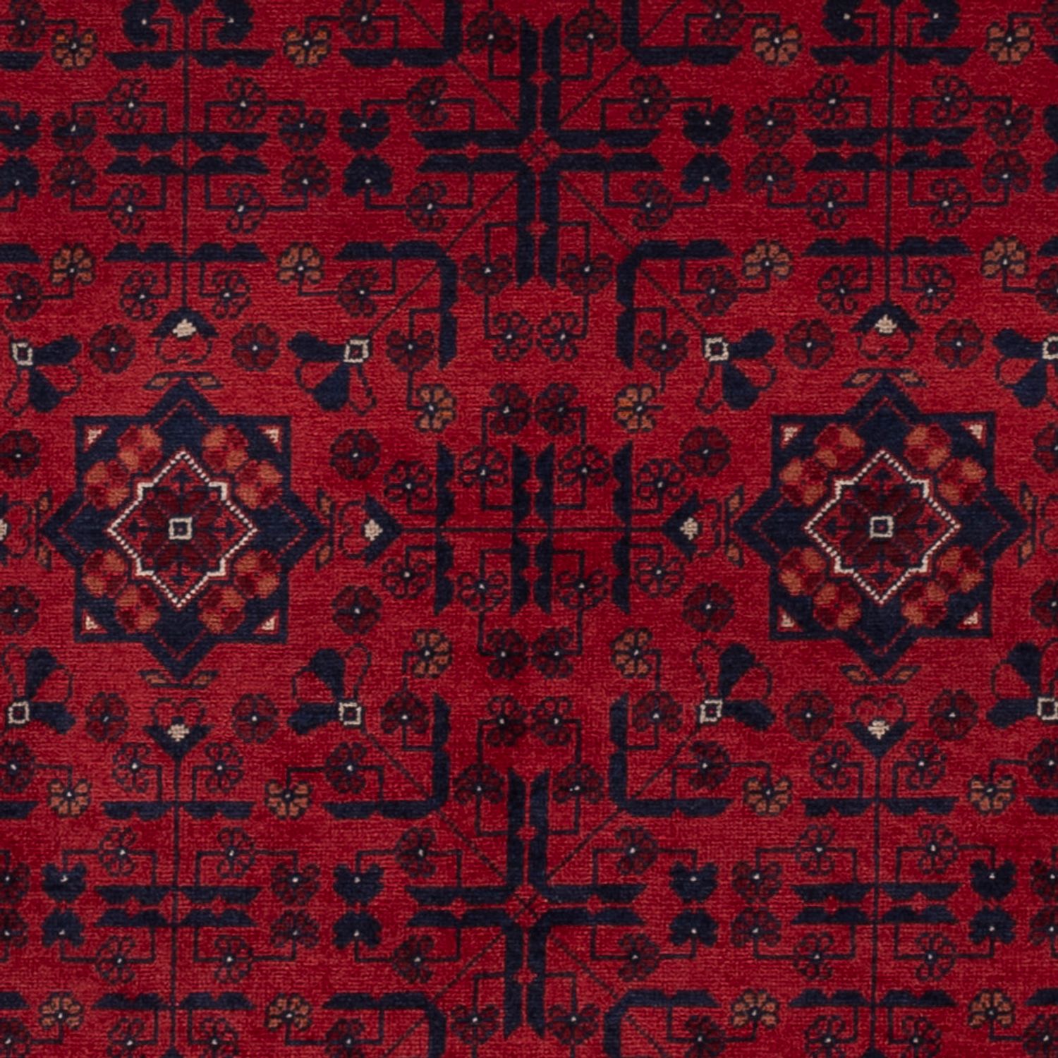 Afghan Rug - Royal - 141 x 99 cm - red
