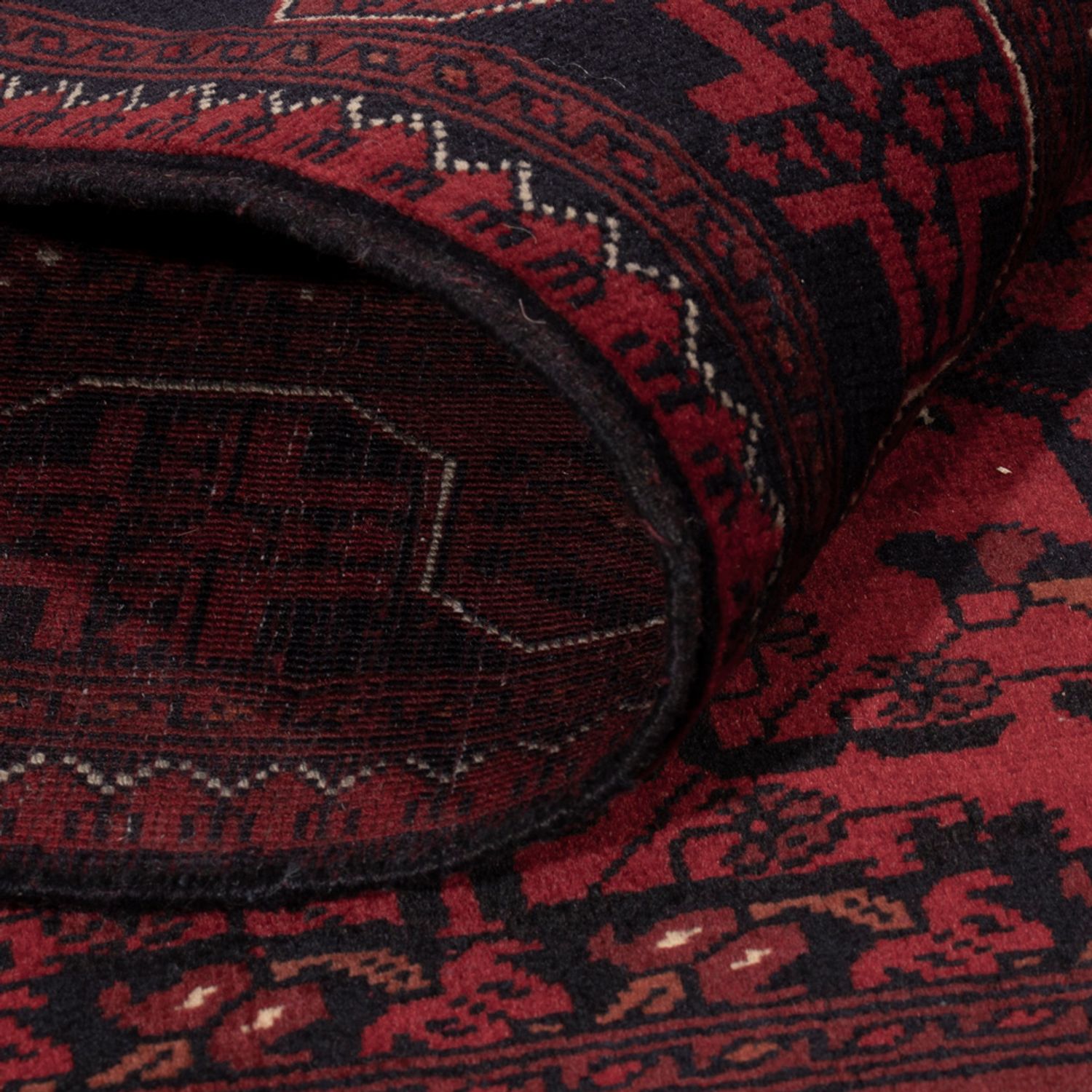 Afghan Rug - Royal - 146 x 102 cm - red