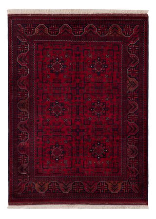 Afghan Rug - Royal - 138 x 101 cm - red