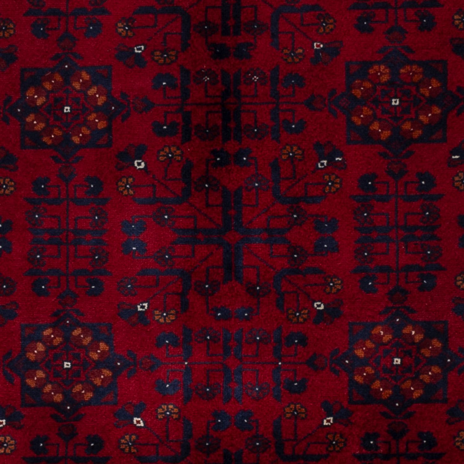 Afghan Rug - Royal - 144 x 100 cm - red