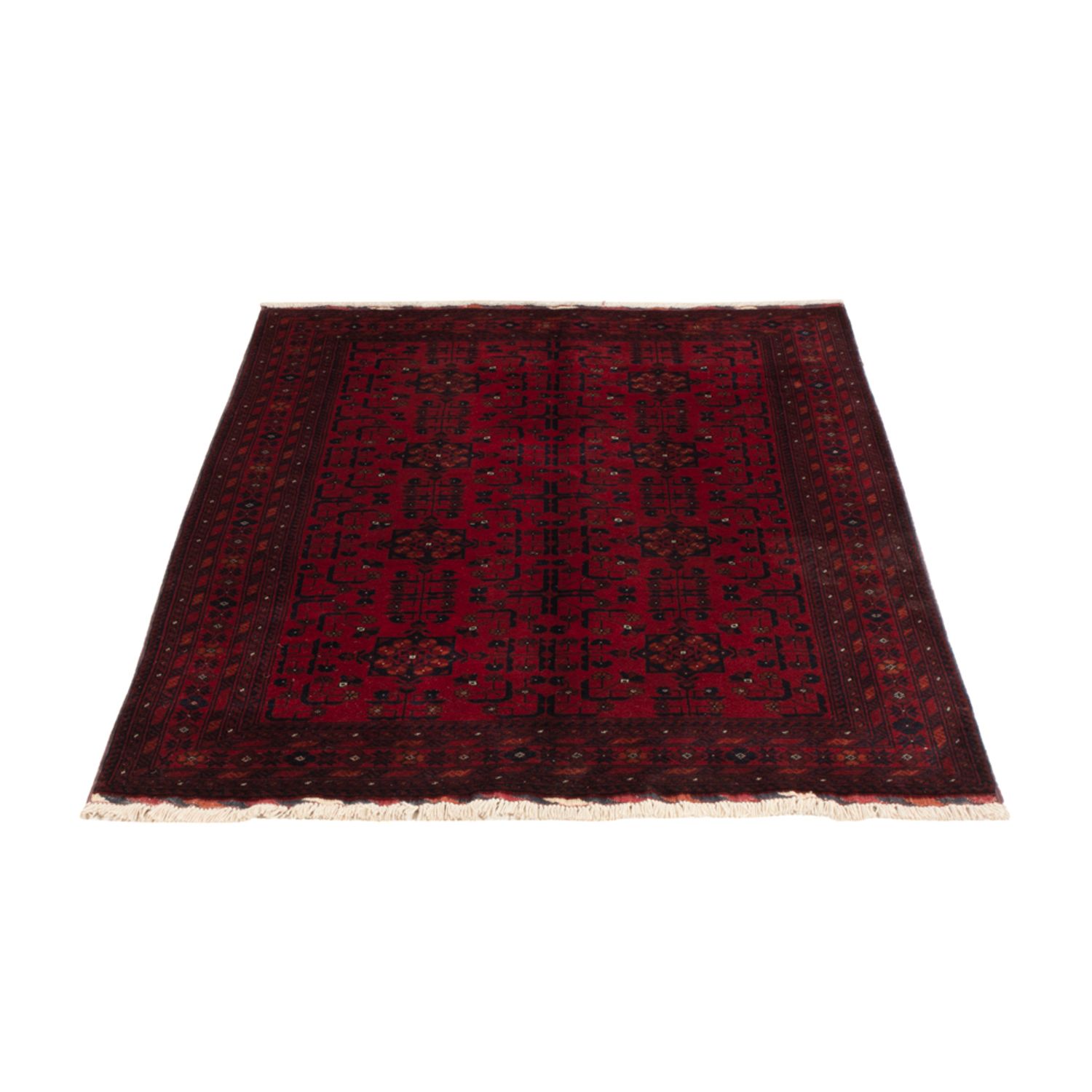 Afghan Rug - Royal - 144 x 100 cm - red