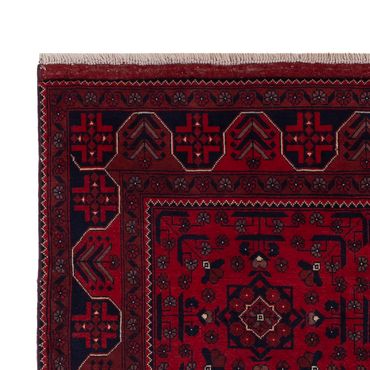 Afghan Rug - Royal - 148 x 100 cm - red