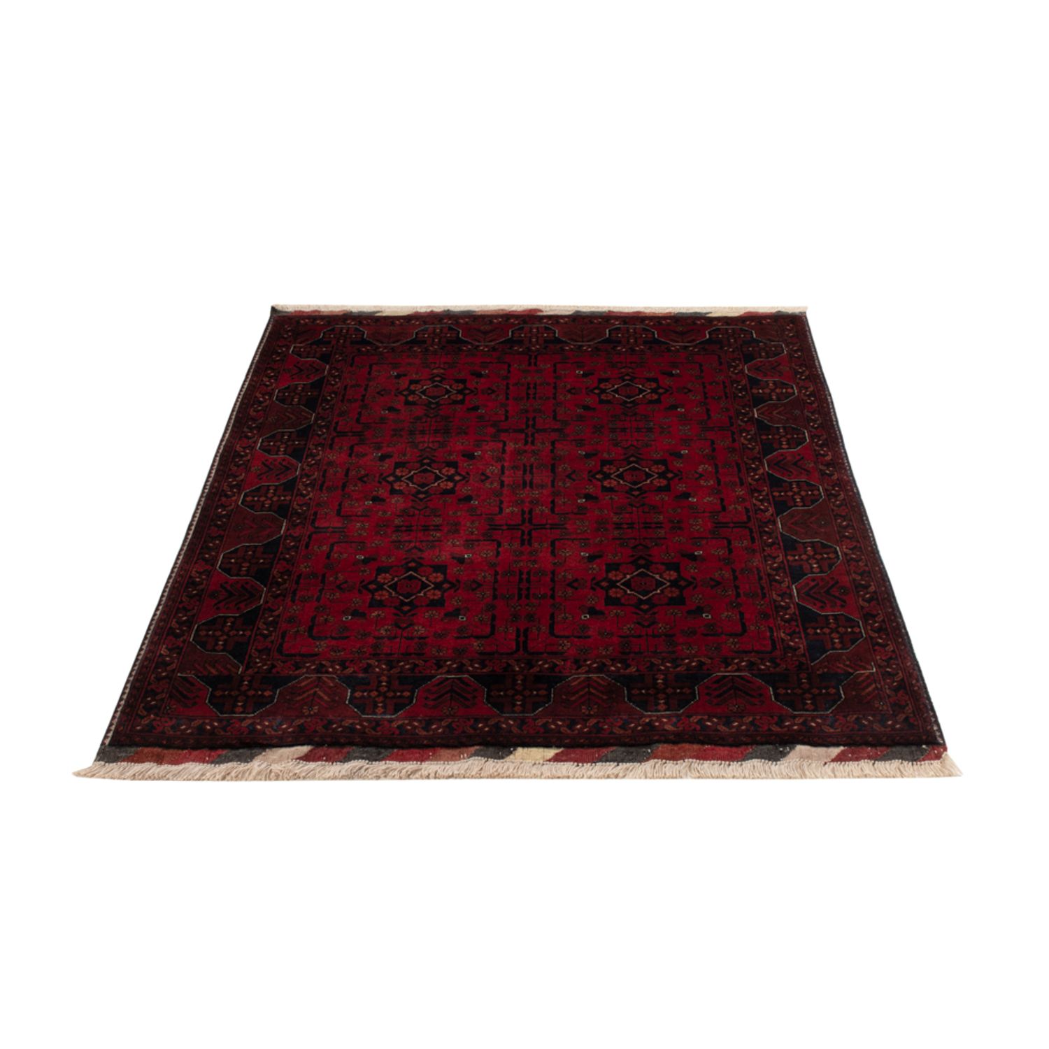 Afghan Rug - Royal - 147 x 101 cm - red