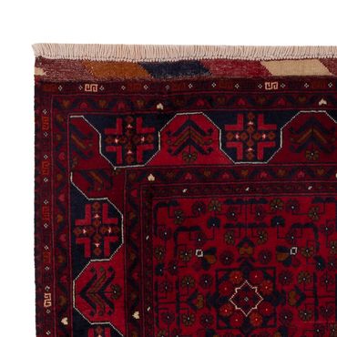 Afghan Rug - Royal - 139 x 100 cm - red