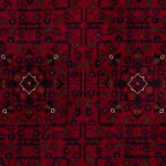 Afghan Rug - Royal - 139 x 100 cm - red