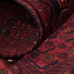 Afghan Rug - Royal - 139 x 100 cm - red