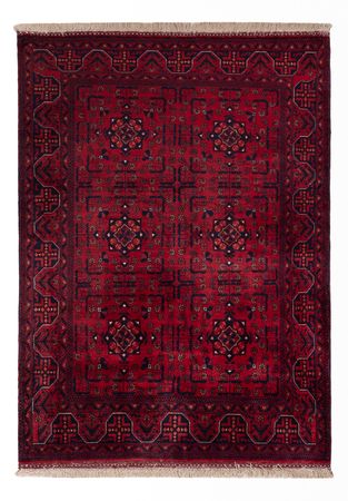 Afghan Rug - Royal - 138 x 101 cm - red