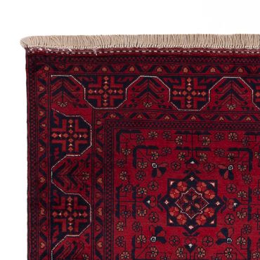 Afghan Rug - Royal - 138 x 101 cm - red
