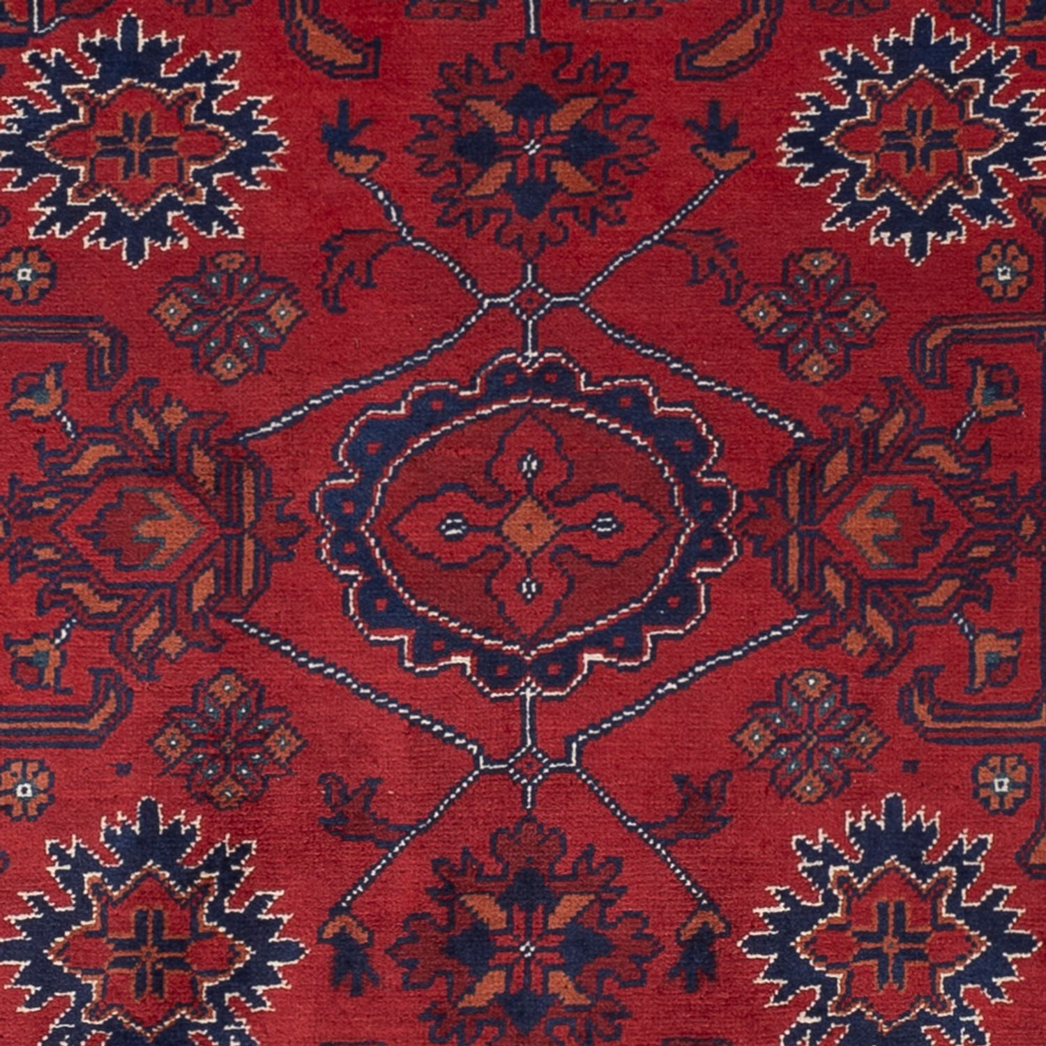 Afghan Rug - Kunduz - 149 x 101 cm - red
