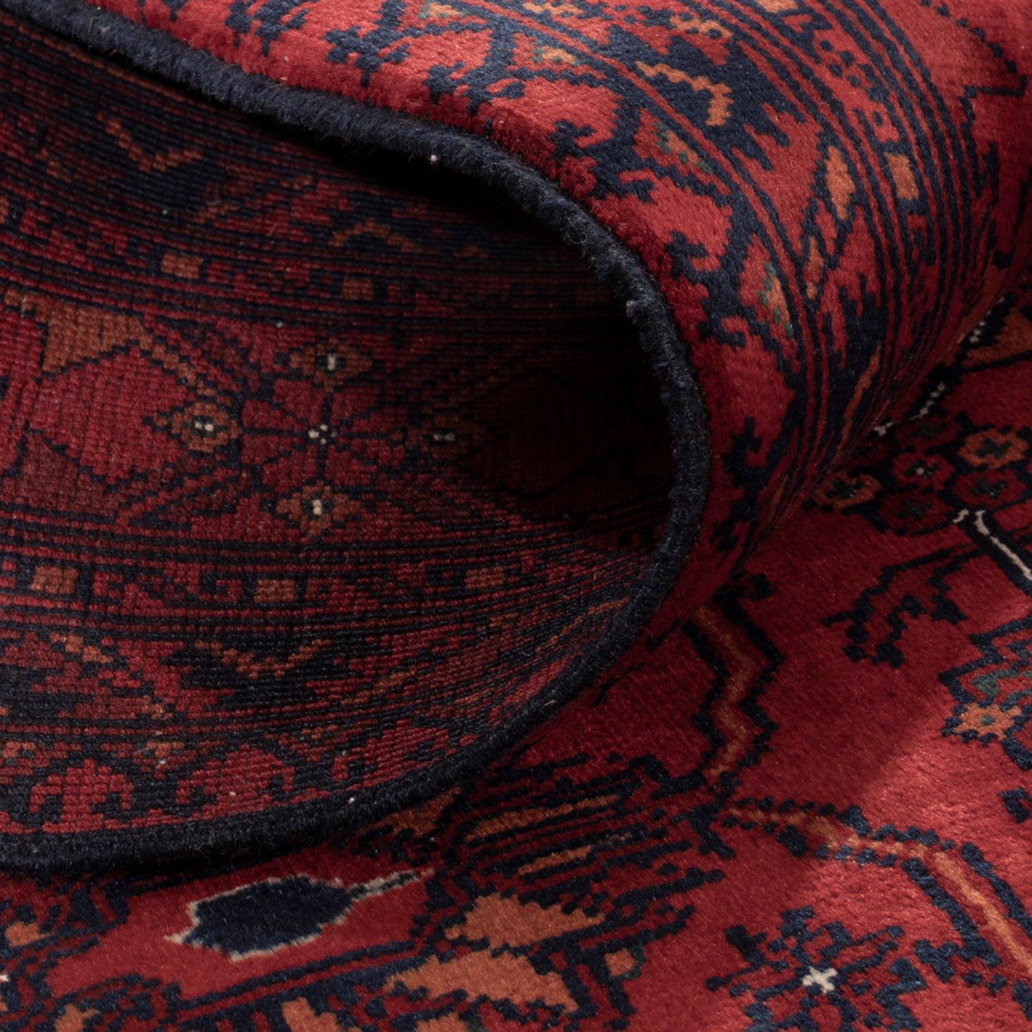 Afghan Rug - Kunduz - 149 x 101 cm - red