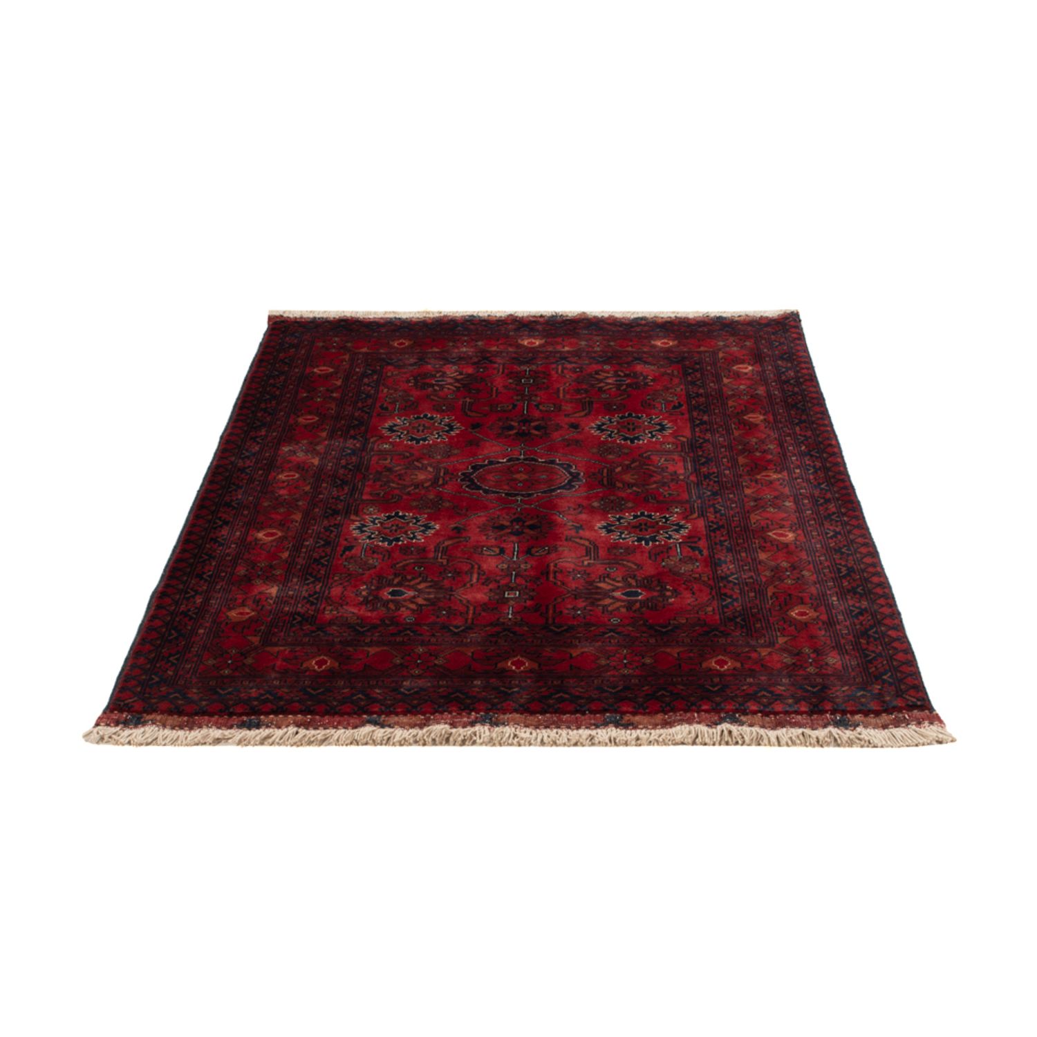 Afghan Rug - Kunduz - 149 x 101 cm - red