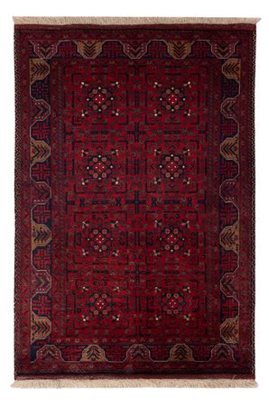 Afghan Rug - Royal - 147 x 100 cm - red