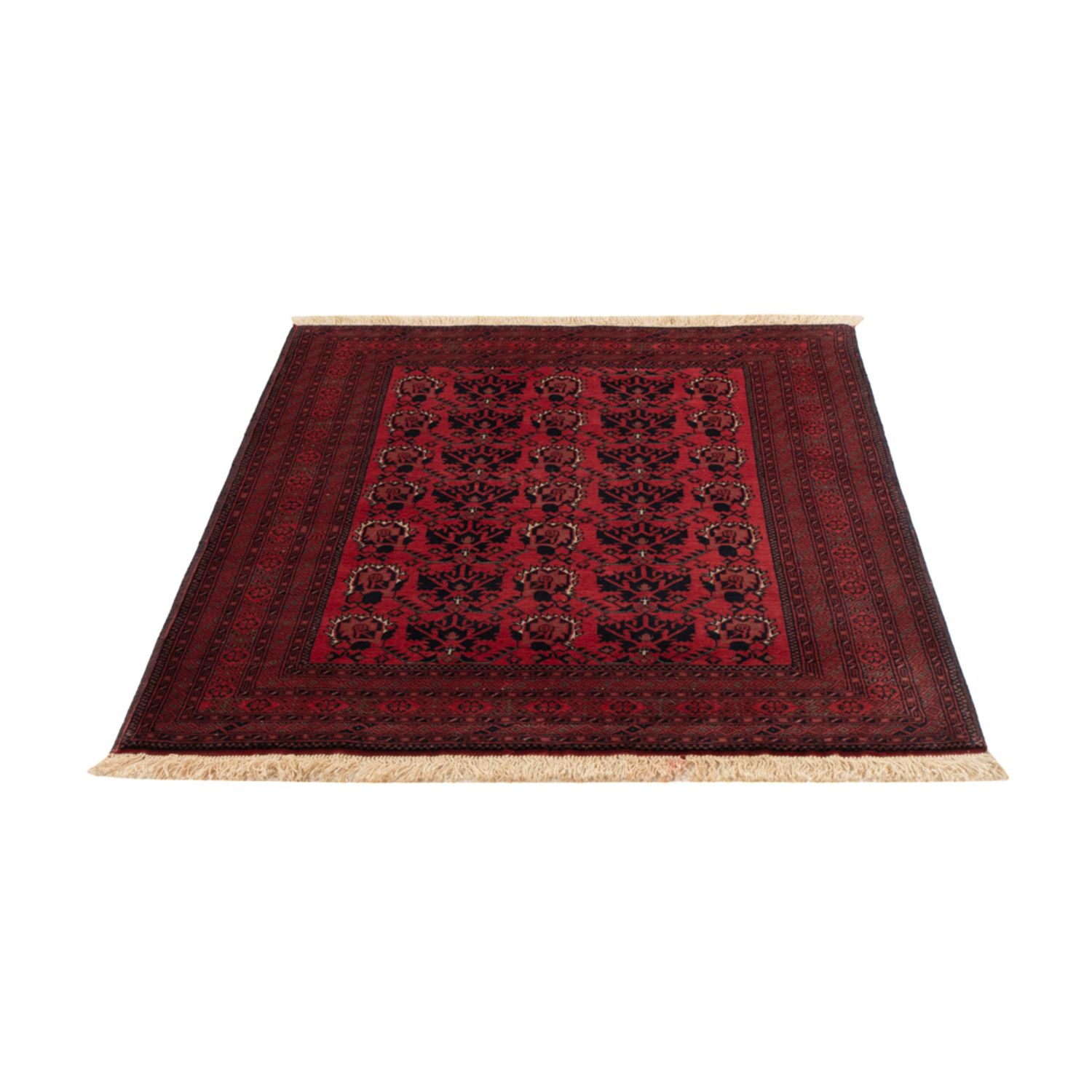 Afghan Rug - Royal - 148 x 100 cm - red