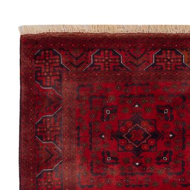 Afghan Rug - Royal - 139 x 101 cm - red
