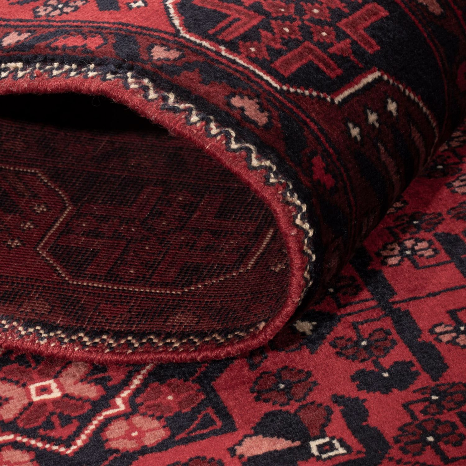 Afghan Rug - Royal - 148 x 98 cm - red