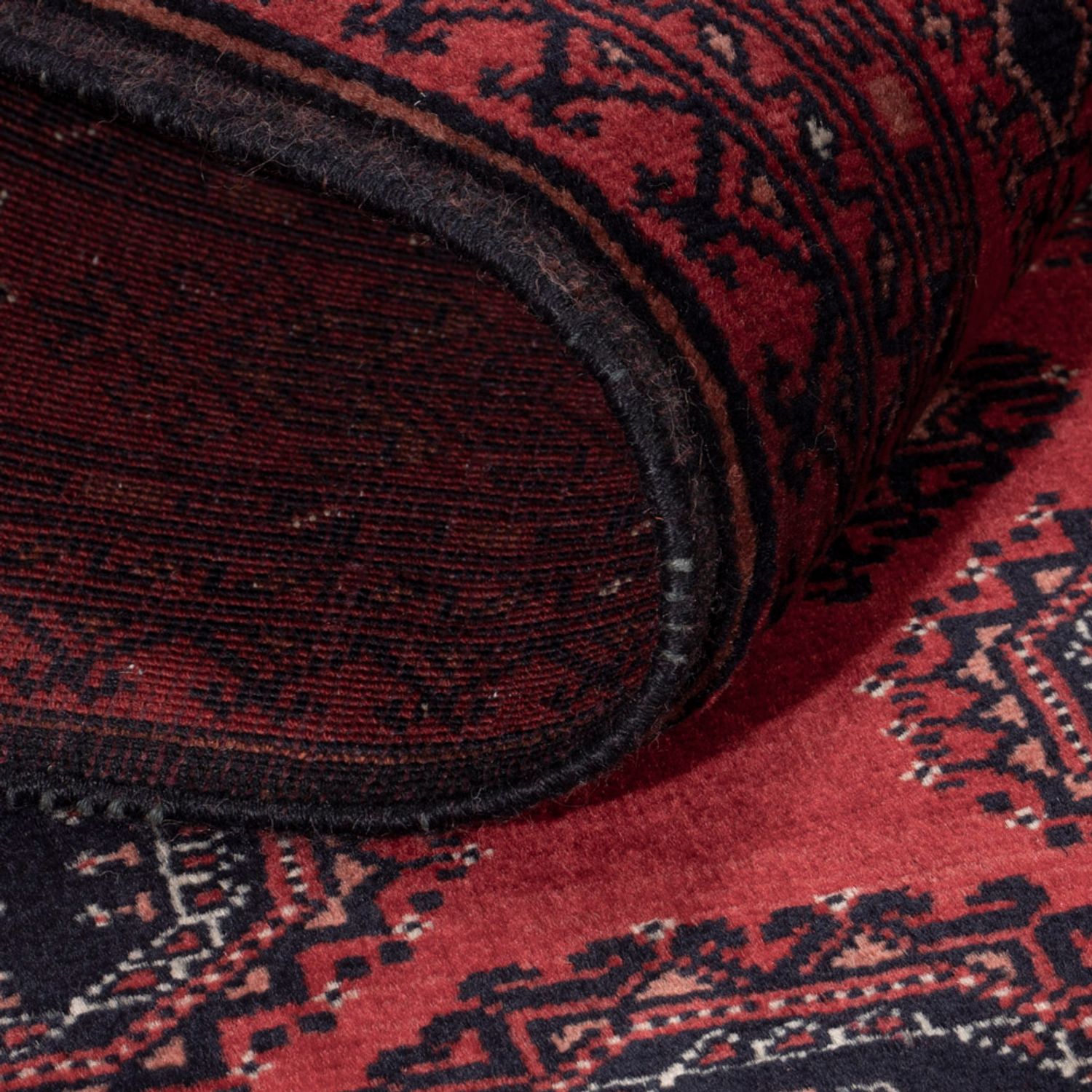 Afghan Rug - Royal - 146 x 103 cm - red