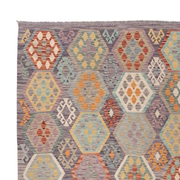 Kelim Rug - Splash - 349 x 268 cm - colorful