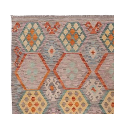 Kelim Rug - Splash - 337 x 251 cm - colorful