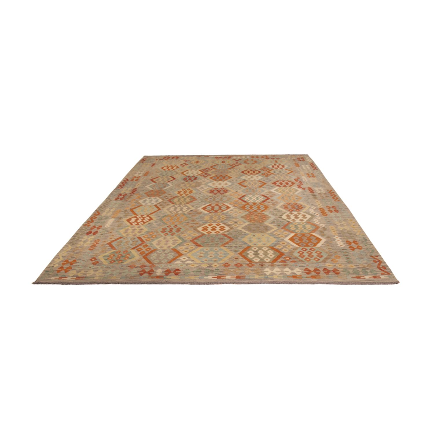 Kelim Rug - Splash - 339 x 253 cm - colorful