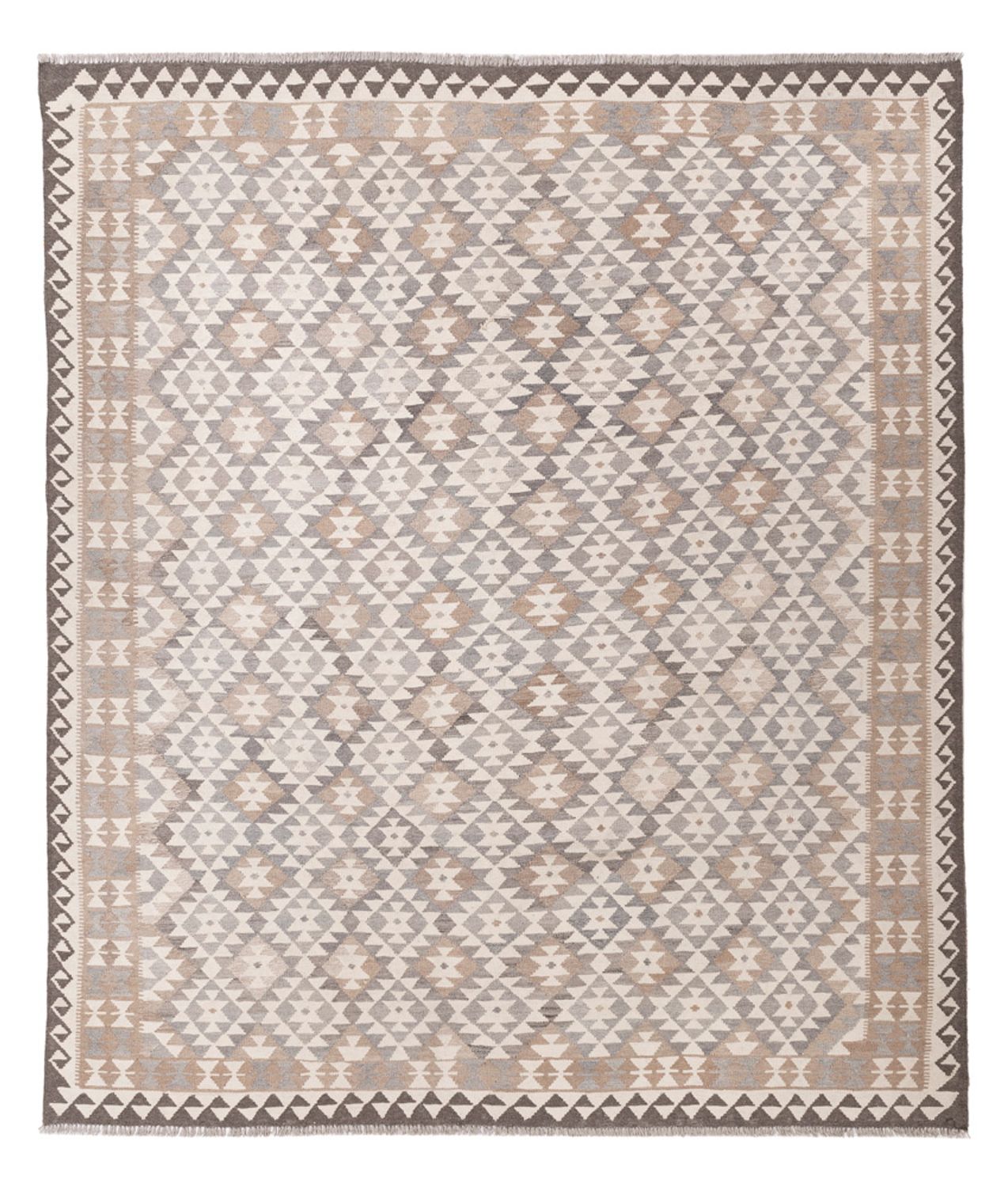 Kelim Rug - Splash - 288 x 248 cm - natural