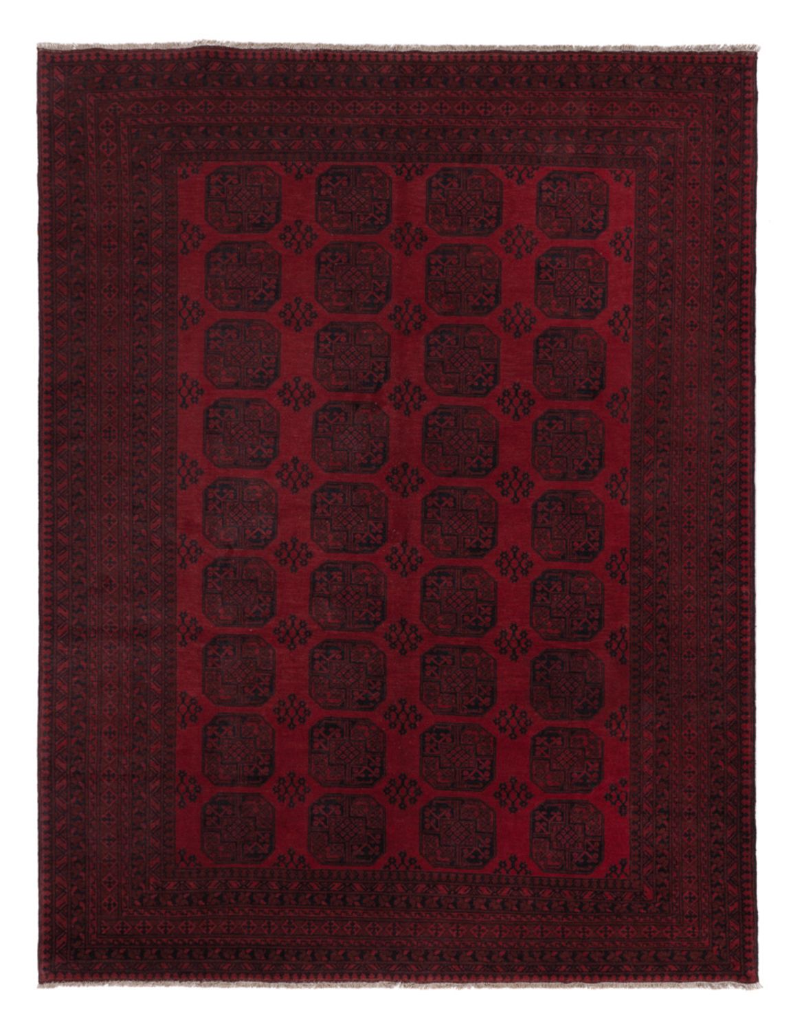 Afghan Rug - Filpa - 338 x 258 cm - red