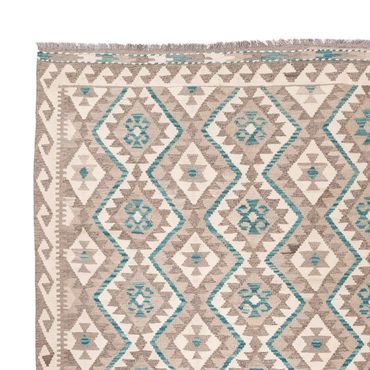 Kelim Rug - Splash - 300 x 257 cm - natural