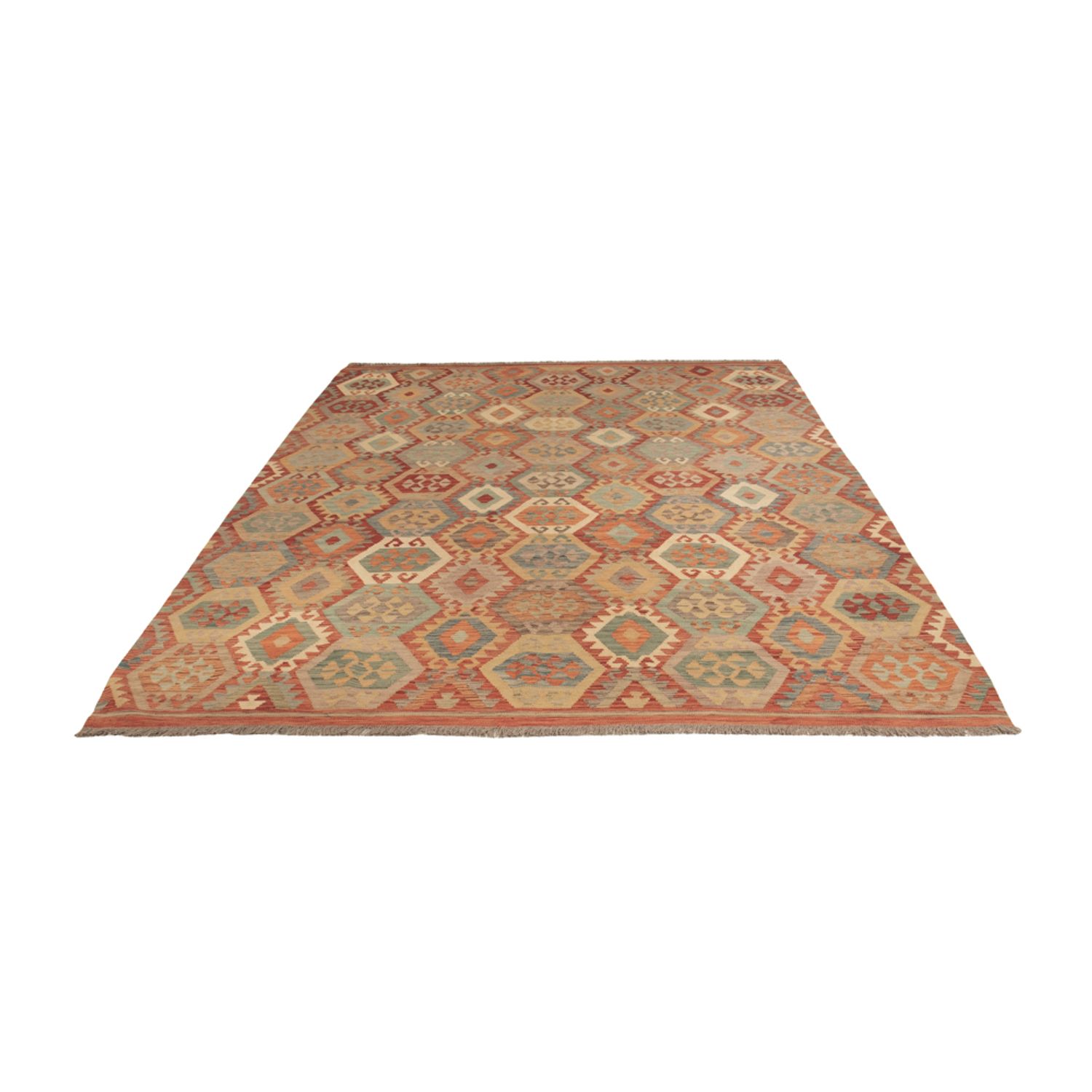 Kelim Rug - Splash - 352 x 256 cm - colorful