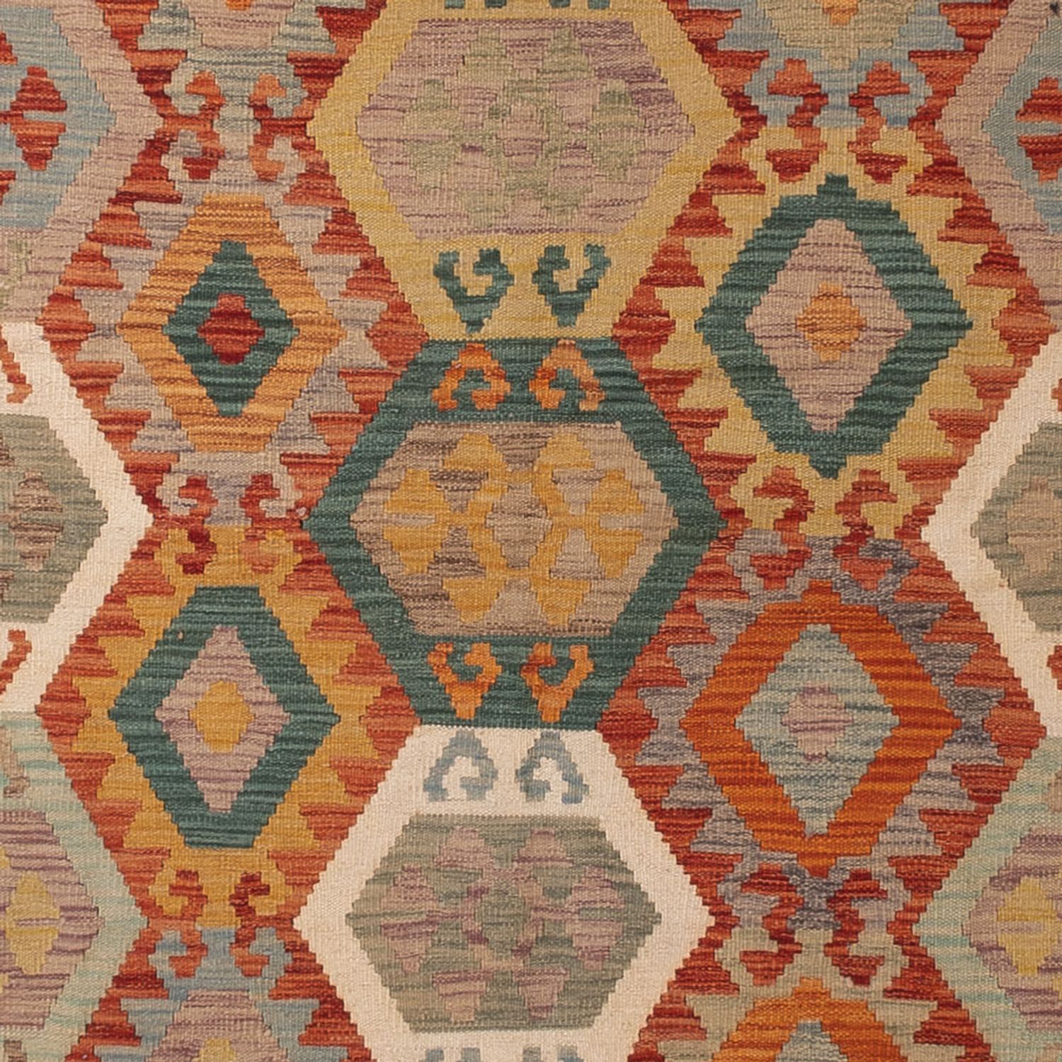 Kelim Rug - Splash - 352 x 256 cm - colorful