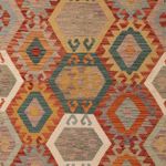 Kelim Rug - Splash - 352 x 256 cm - colorful