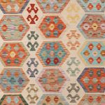 Kelim Rug - Splash - 338 x 252 cm - colorful