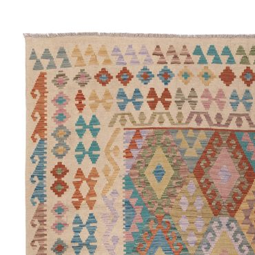 Kelim Rug - Splash - 348 x 250 cm - colorful