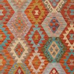 Kelim Rug - Splash - 345 x 252 cm - colorful