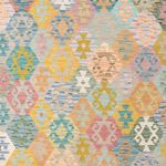 Kelim Rug - Splash - 307 x 264 cm - colorful