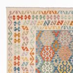 Kelim Rug - Splash - 290 x 253 cm - colorful