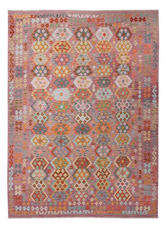 Kelim Rug - Splash - 347 x 252 cm - colorful