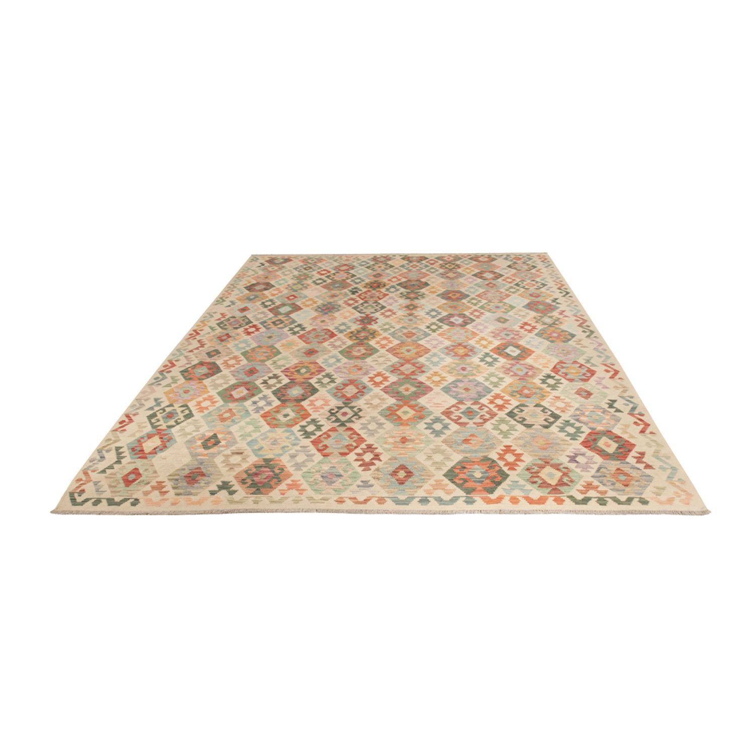 Kelim Rug - Splash - 358 x 258 cm - colorful