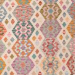 Kelim Rug - Splash - 287 x 250 cm - colorful
